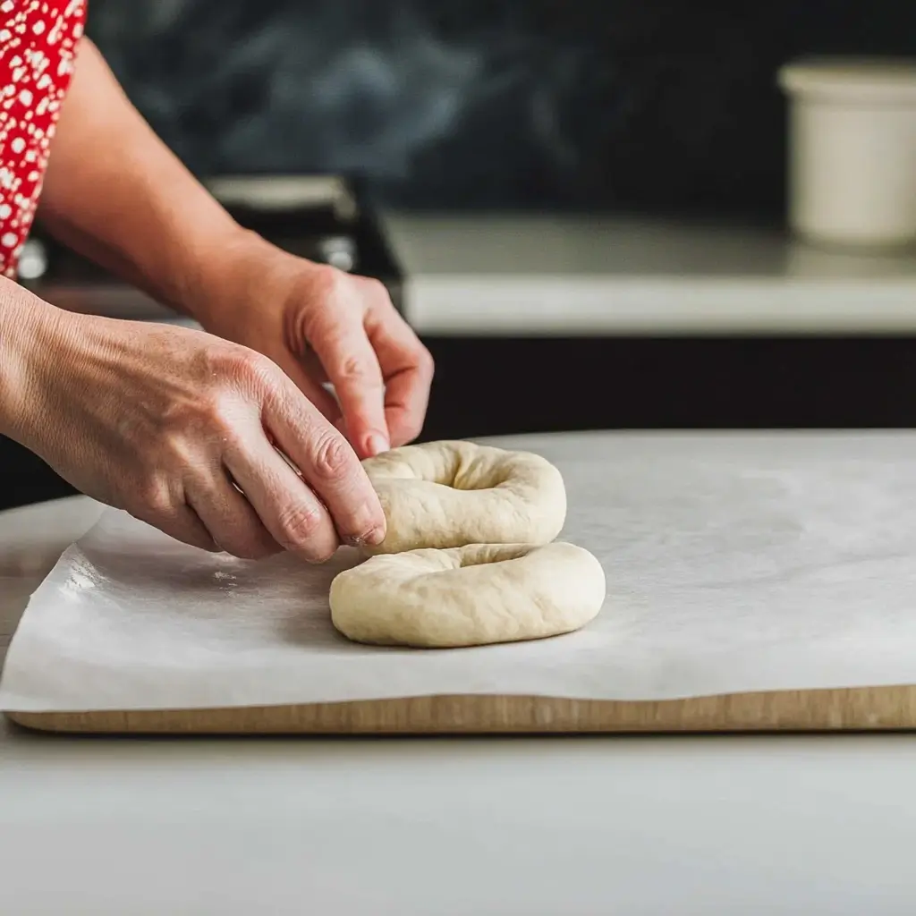 Hand-Shaping Sourdough Bagels